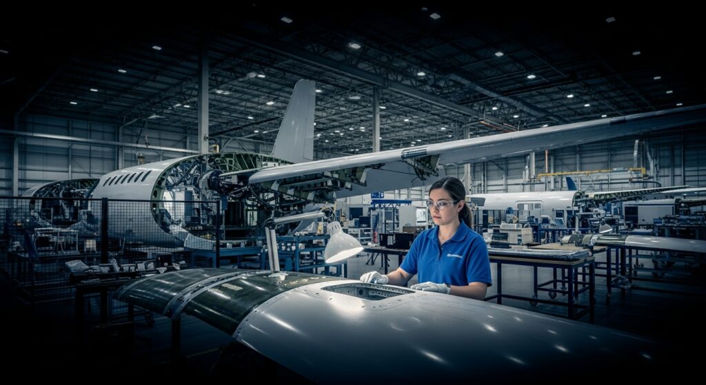 Industrial Photography for Wichita Kansas Manufacturing and Aerospace