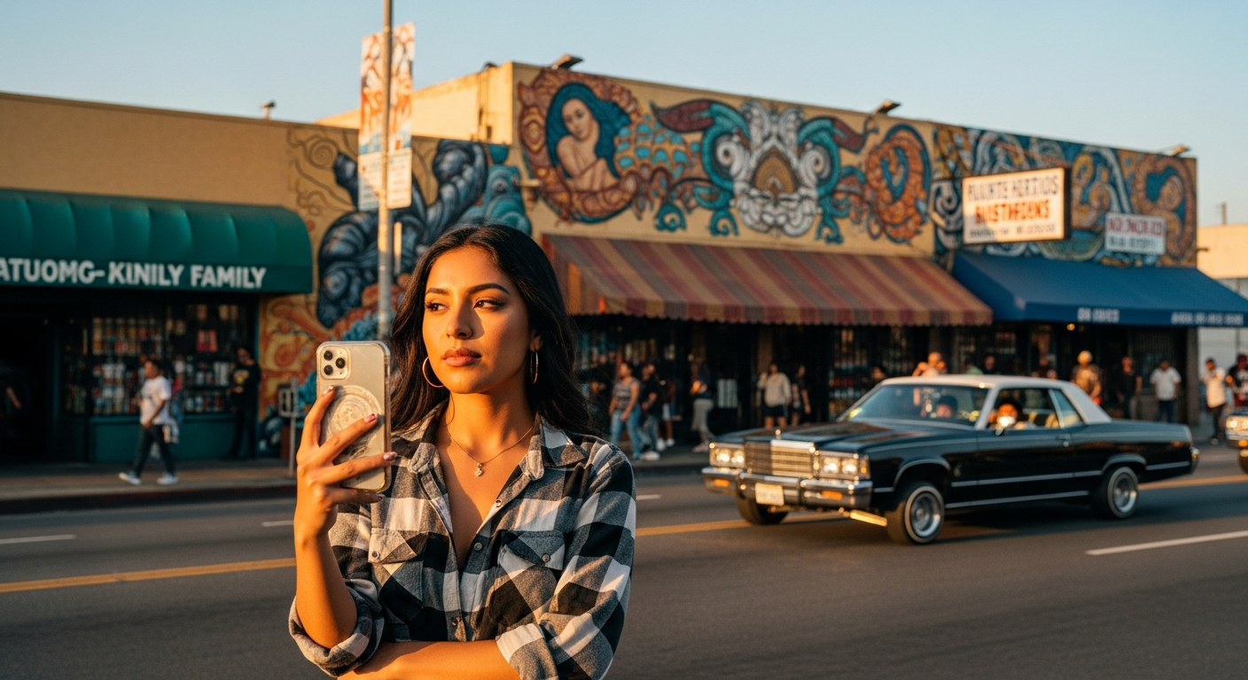 Becoming an influencer in East Los Angeles, California